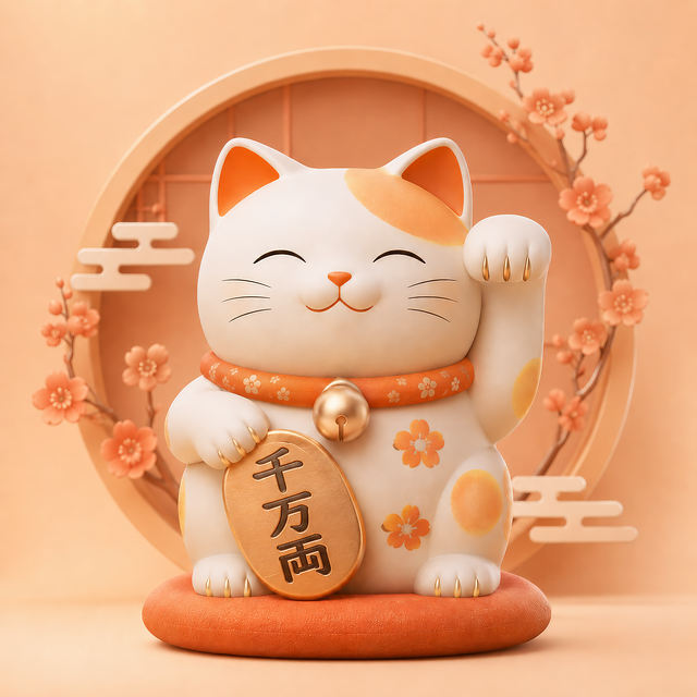 [AI Art] 招財貓