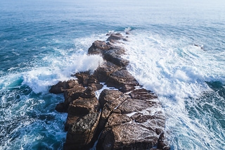 基隆外木山の海岸風景