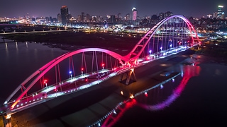 新月橋夜景