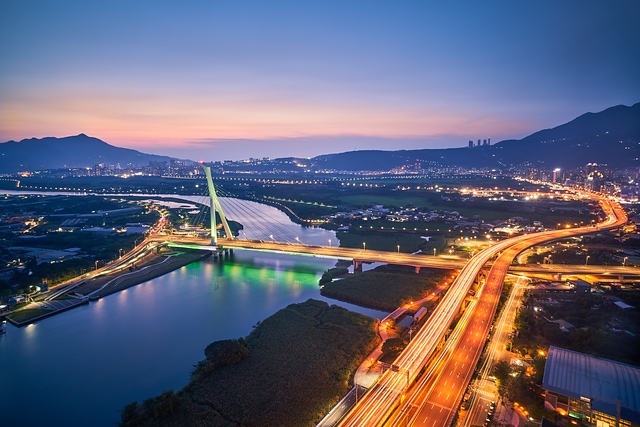 社子大橋夜景