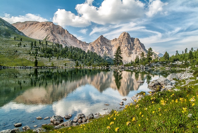 Natural Park Fanes Sennes Braies Italy