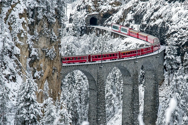 Switzerland, Grigioni, Bernina Pass