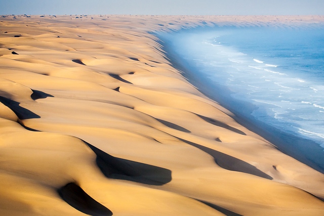 Ocean meets desert Namibia