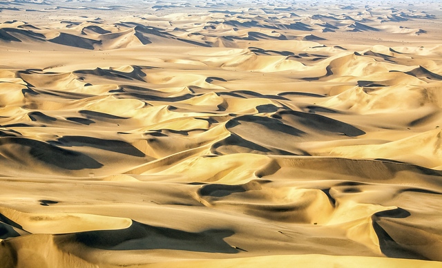 Aerial view of Namib Desert