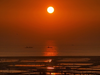 彌陀外海日落歸航