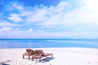 沙灘 海灘 椅子 渡假勝地 度假 beach skyline ビーチ