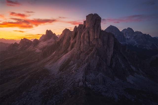 多洛米蒂日落/ Sunet at the Dolomites