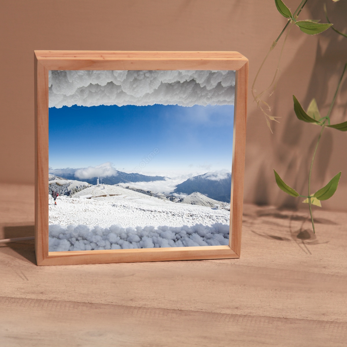 金属橱窗相框 - 雪白画框 - 萧纬谦 推荐 - 风景 | phootime无框画第