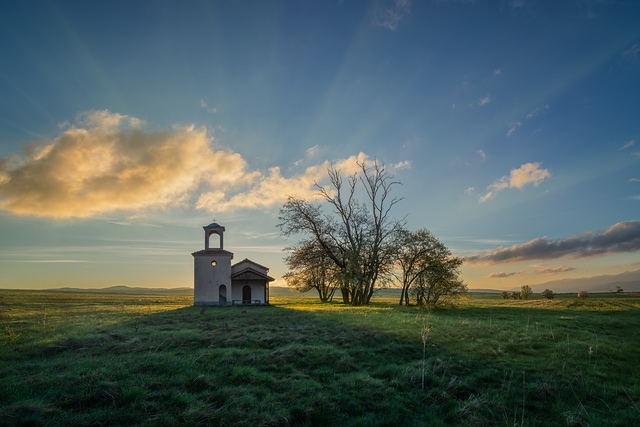 First sun rays