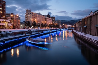 小樽運河夜景